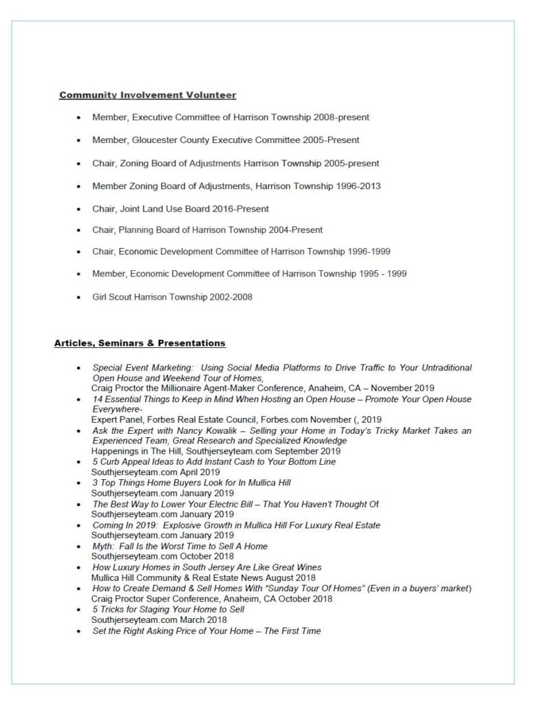 Nancy’s CV Here
