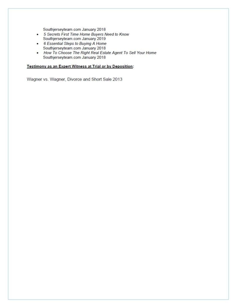 Nancy’s CV
