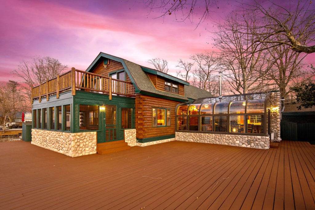 A view of the back of 323 Enlow Place.