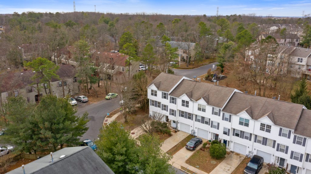 Aerial view of Village of Little Mill