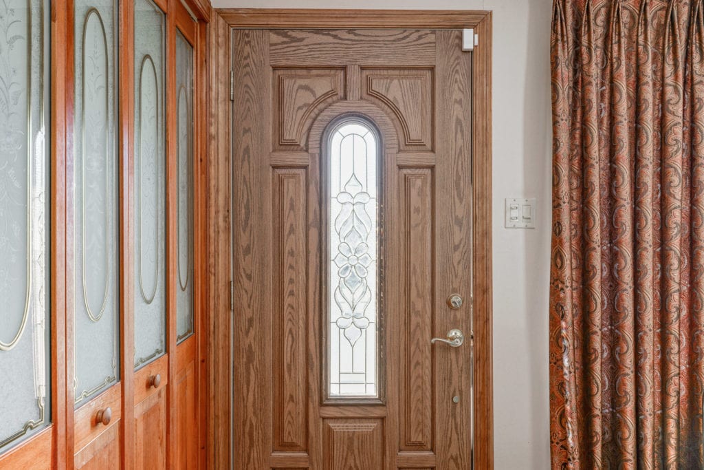 The front door of 22 Alden rd