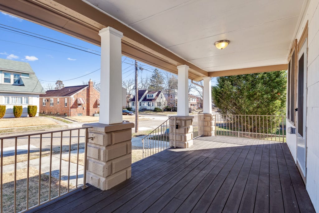 The front porch of 1765 49th St