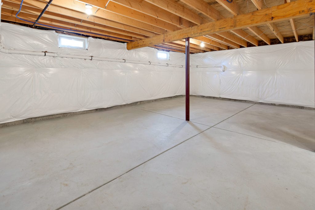 Basement is ready to be finished