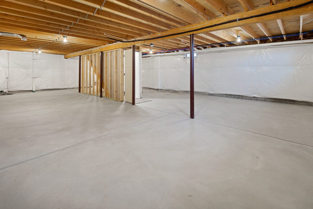 Basement is ready to be finished