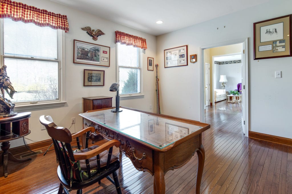 The home office at 19 Hollybrook Road