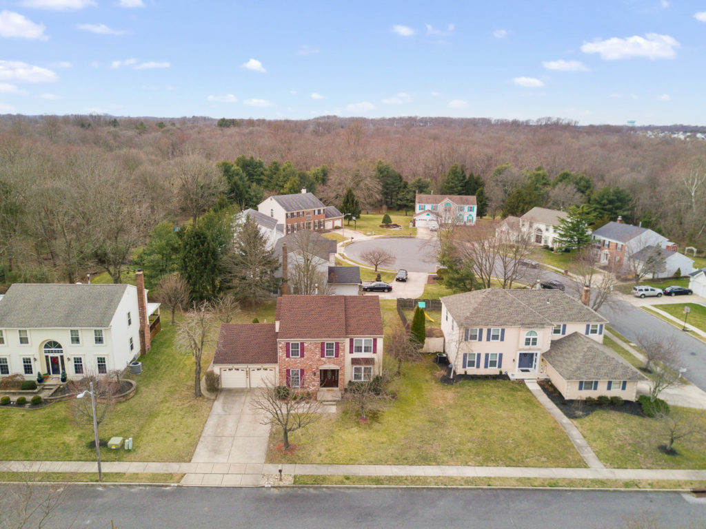 Aerial view of 37 Upton Way Sewell, NJ