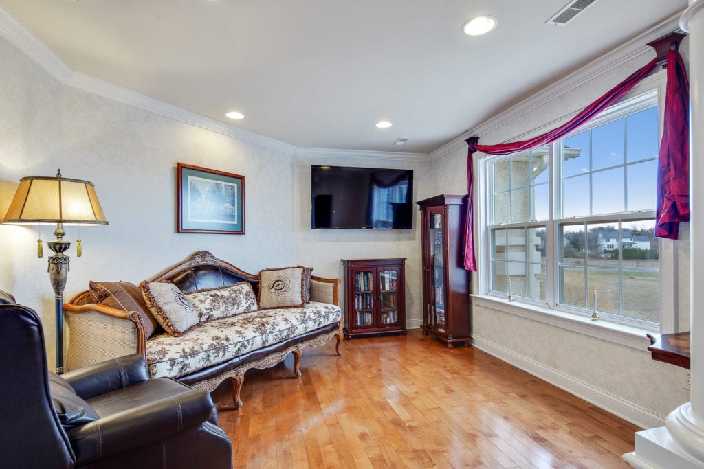 The master bedroom sitting room.