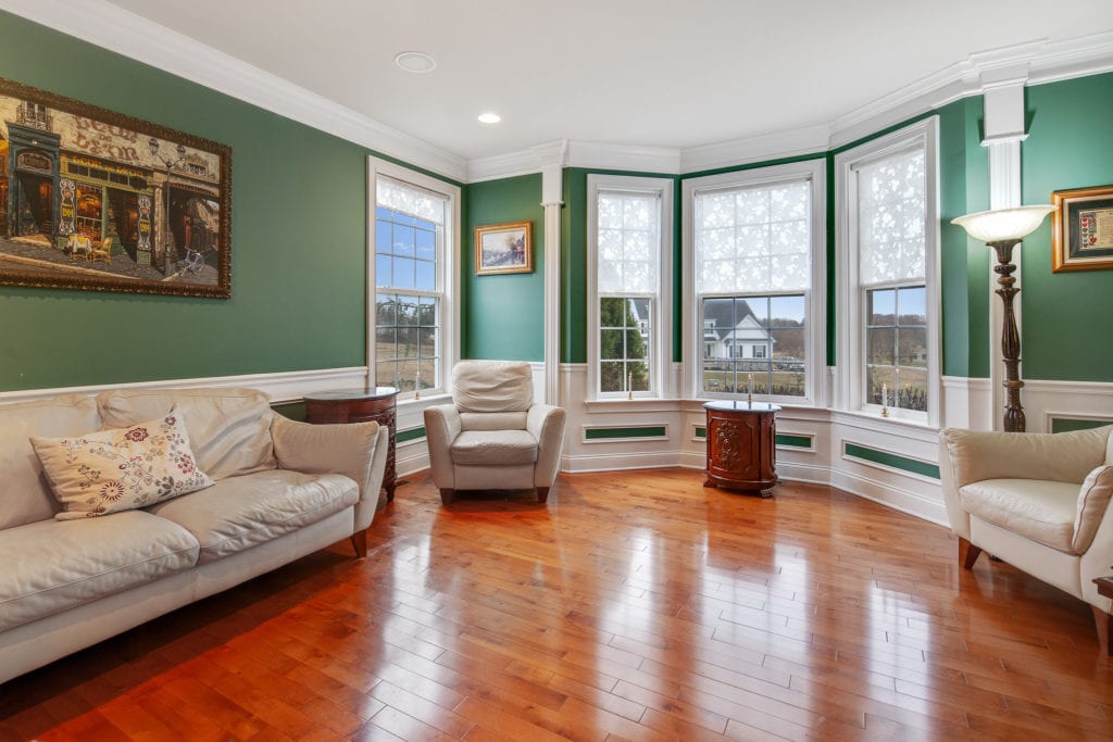 The formal living room.