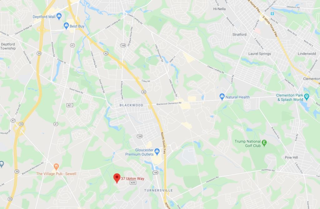 Map of 37 Upton Way