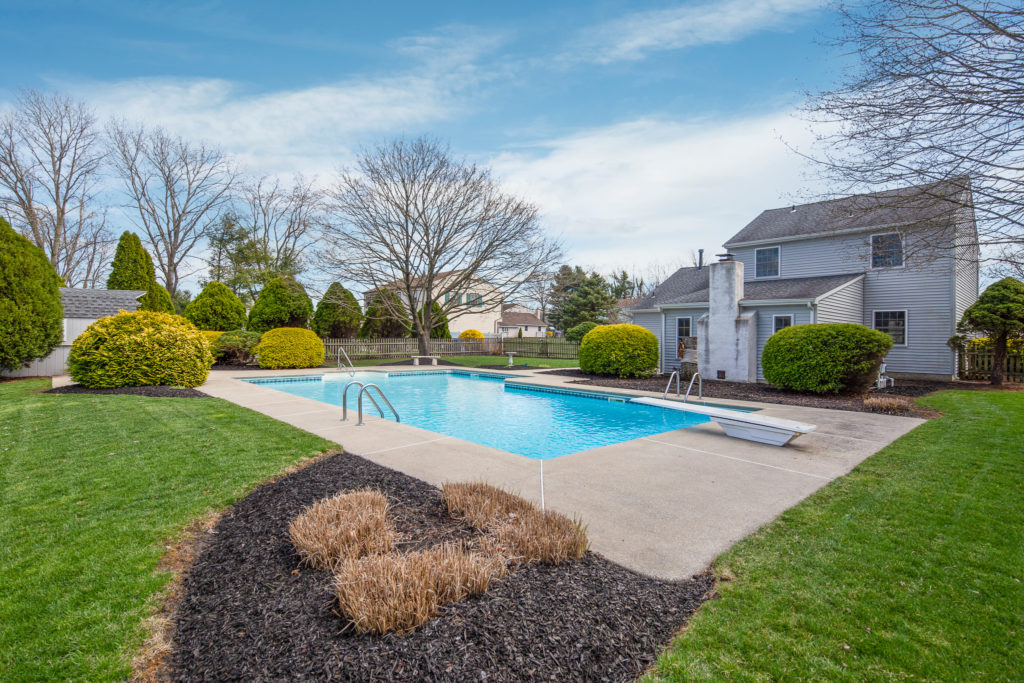 The saltwater pool at 106 Karen Ct