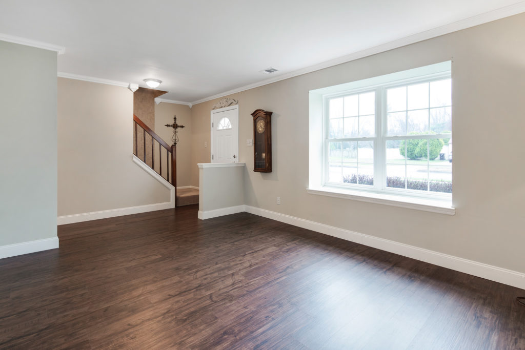 The living room at 106 Karen Ct