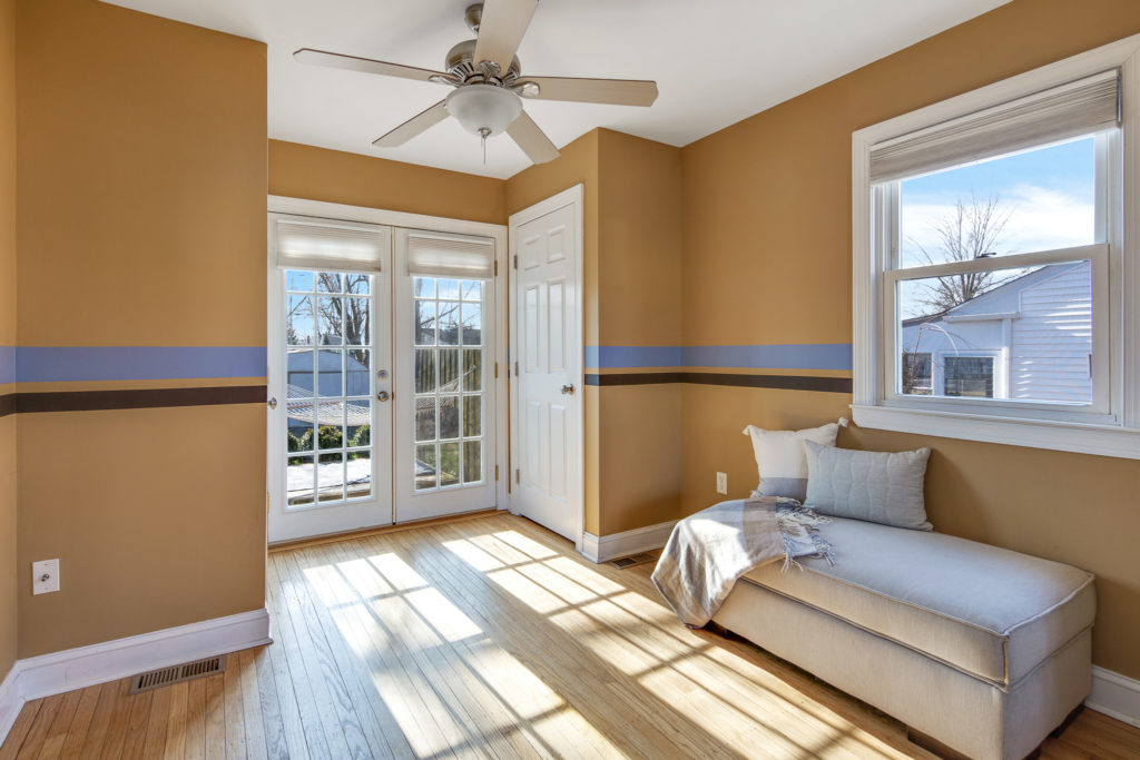 The Sitting Room With French Doors To Patio