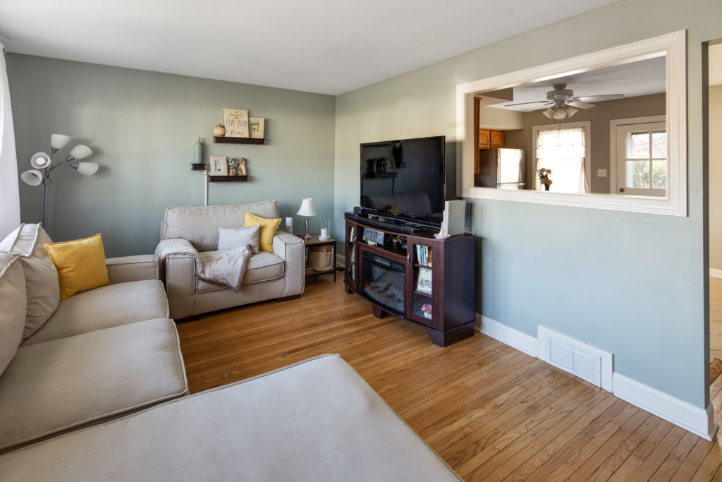 the living room at 19 Pennsylvania