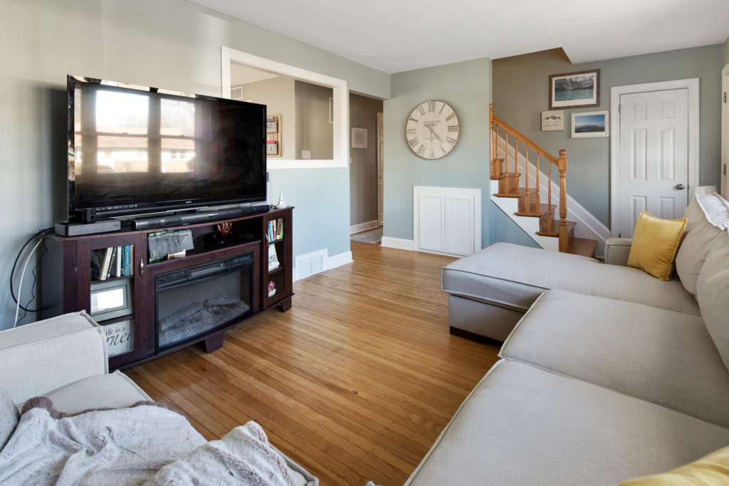 The living room