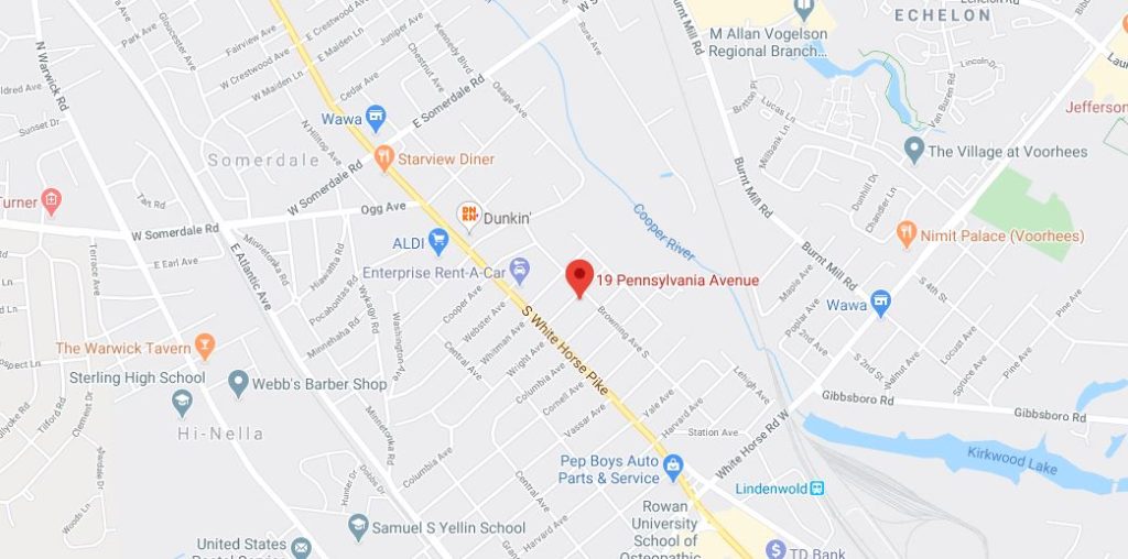 Map of 19 Pennsylvania Ave 