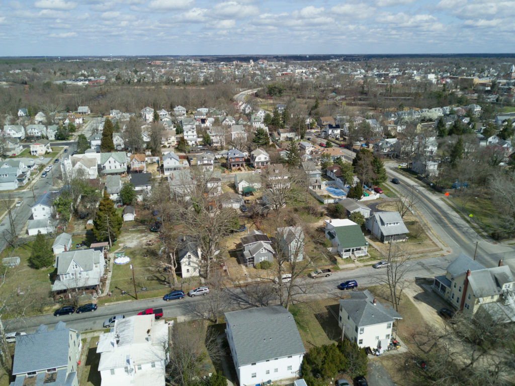 Aerial View of 214 fulton ST