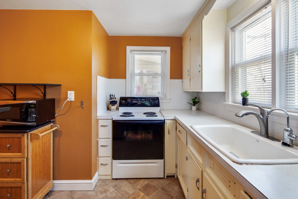 The kitchen at 214 Fulton Street Millville