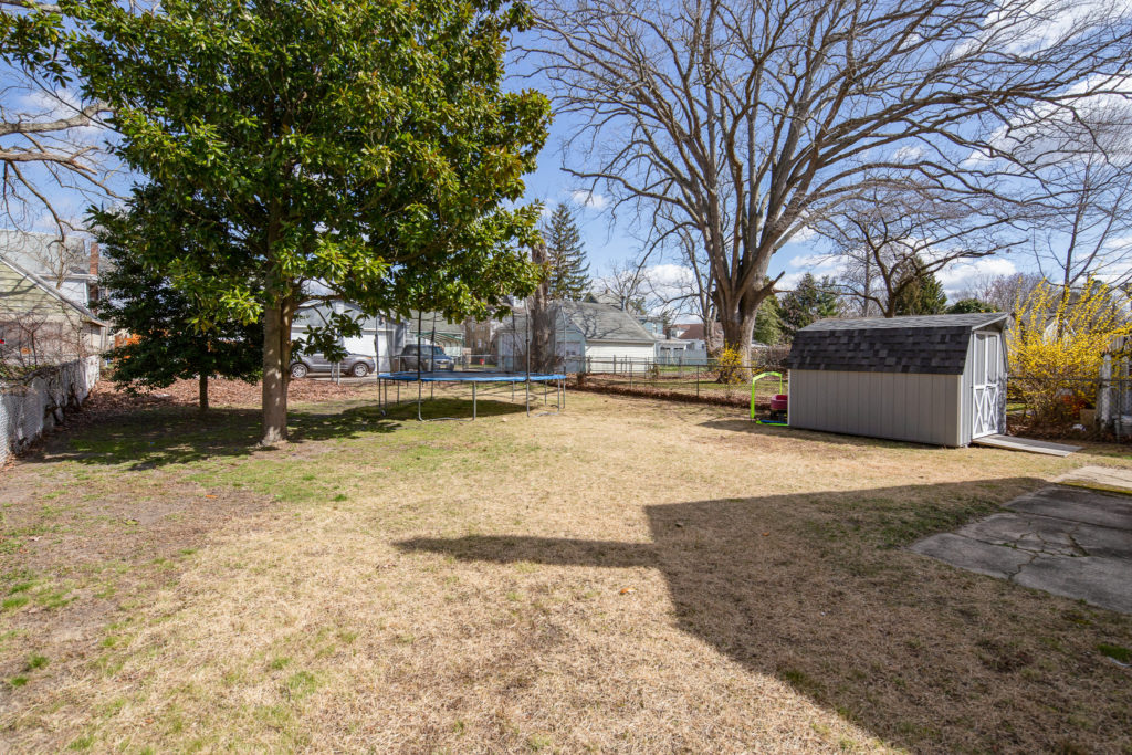 The yard at 214 Fulton Street Millville