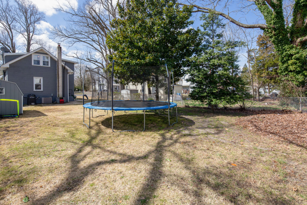 The yard at 214 Fulton Street Millville