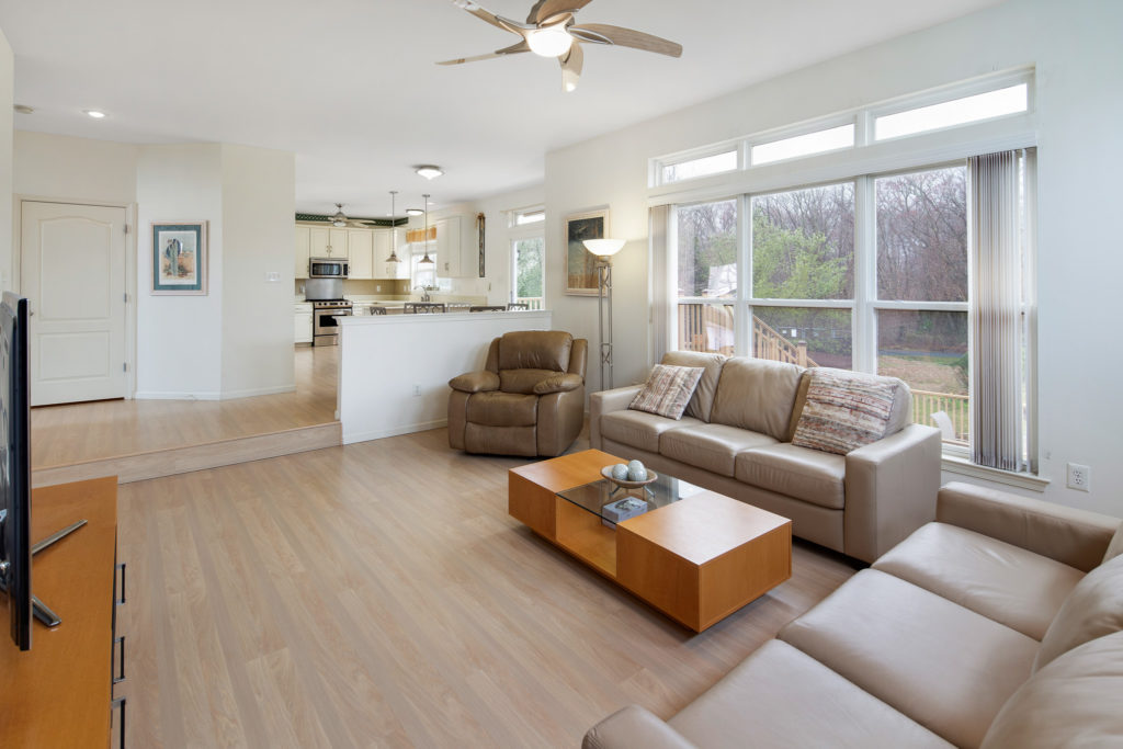 Family room and Kitchen