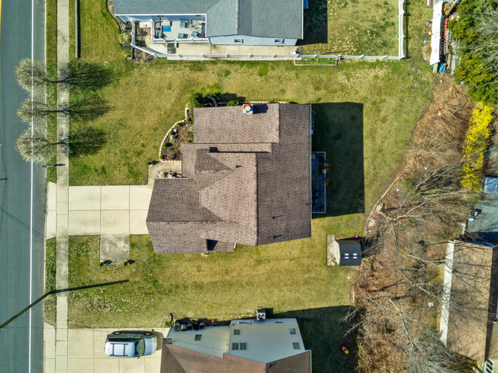 Aerial view overhead