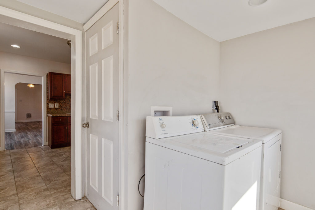 The laundry room