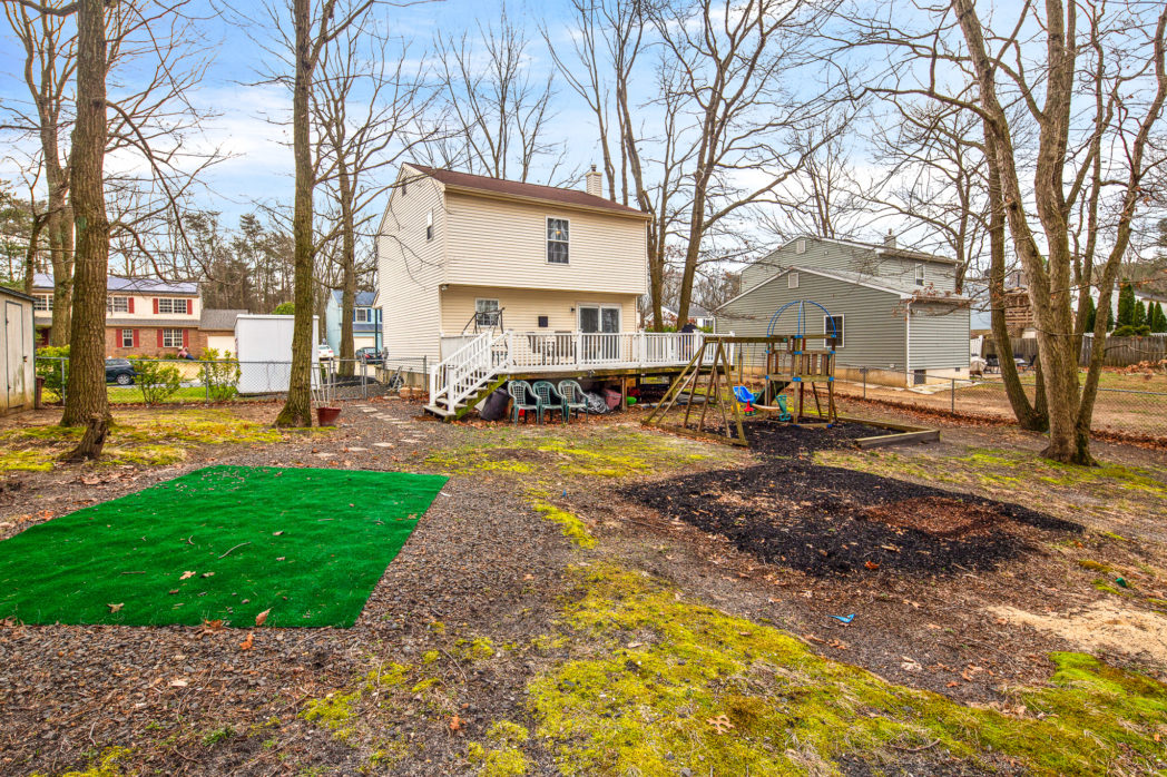 The yard of 39 Winfield Road