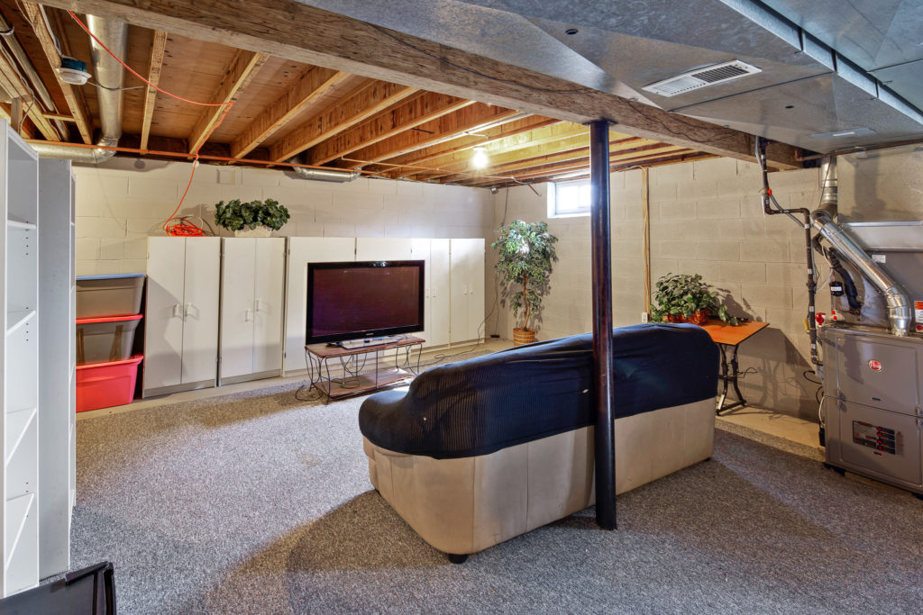 The basement at 49 Woodduck Drive 