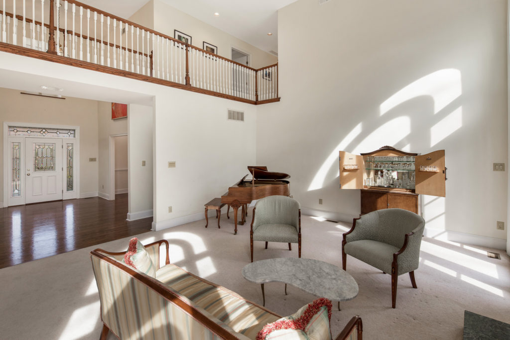 The living room