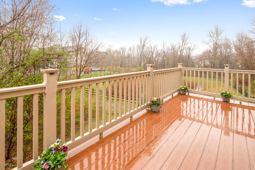 The deck at 611 Sweetgum Lane