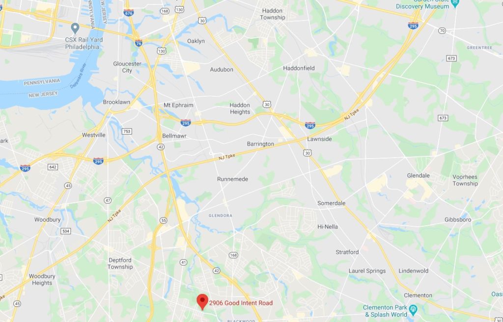 Map location of 2906 Good Intent Road