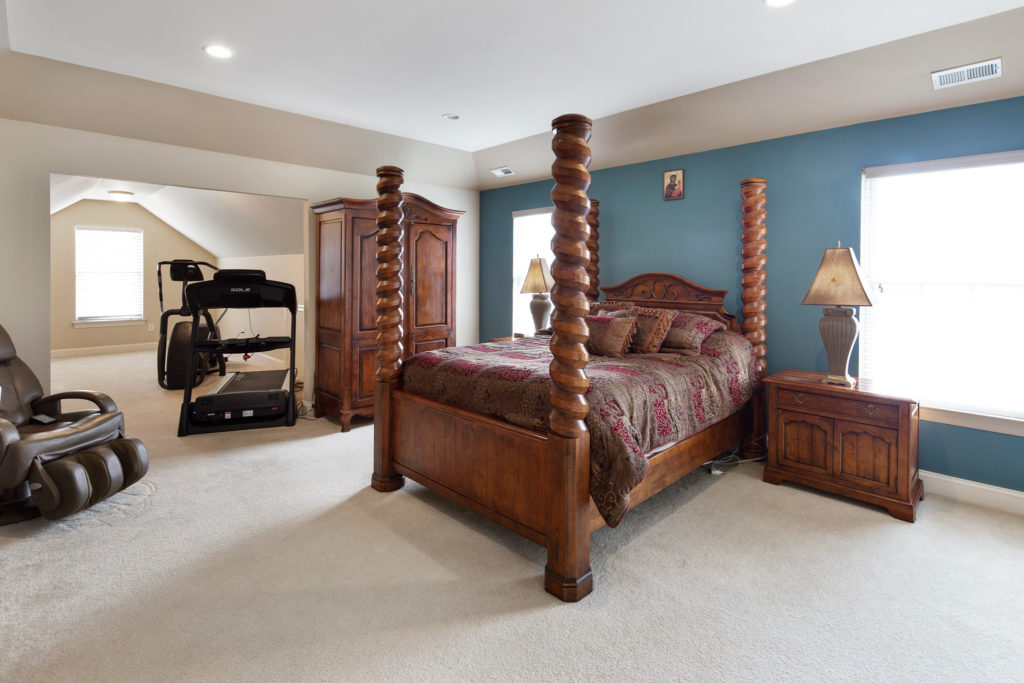 Master bedroom suite.