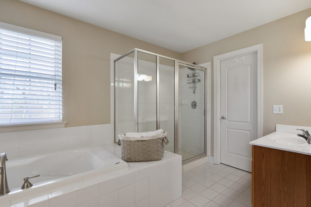 Master bathroom at 119 Juniper Drive