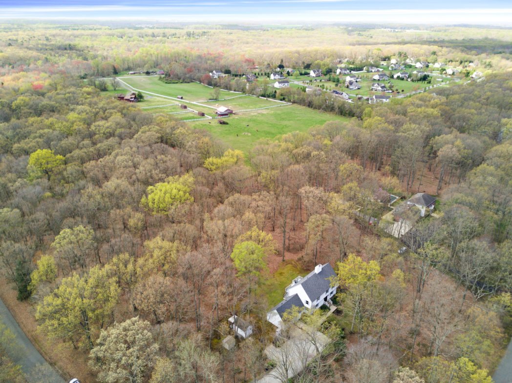 Aerial View of Leasford Close Neighborhood location