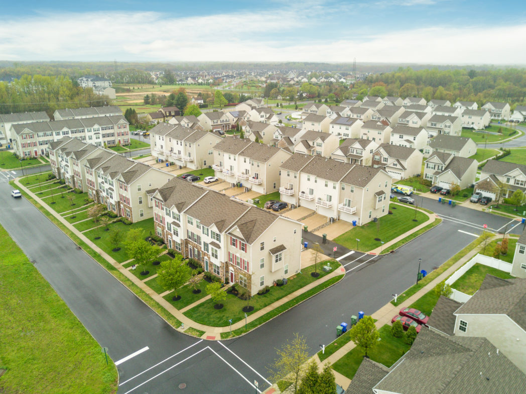 Aerial view of Richwood Crossings. 460 N Palace Drive