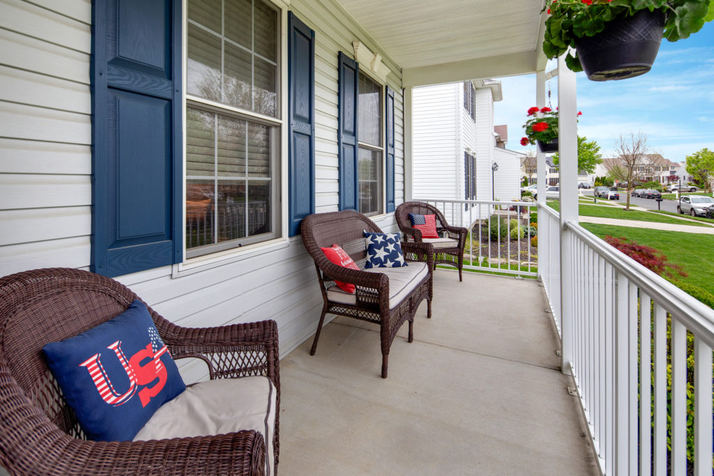 21 Honeysuckle Drive has a charming front porch